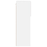 TV Cabinets with LED Lights 2 pcs White 40.5x30x90 cm 837044