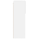TV Cabinets with LED Lights 2 pcs White 40.5x30x90 cm 837044