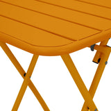 Bistro Table Mustard 55 x 55 x 72.5 cm Powder-coated Steel 42002945