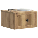 Wall-Mounted Bedside Cabinet 2 pcs Artisan Oak Engineered Wood 897934