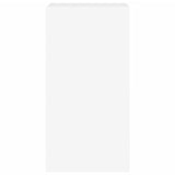 TV Wall Cabinet with LED Lights White 40.5x35x80 cm 837260