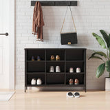 Shoe Cabinet Black 100x35x70 cm Engineered Wood 831843