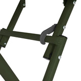 Bistro Table Dark Green 55 x 55 x 72.5 cm Powder-coated Steel 42002943