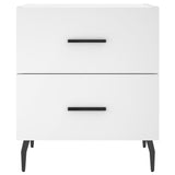 Bedside Cabinets 2 pcs White 40x35x47.5 cm Engineered Wood 827341