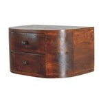 Lunar 2 Drawer Floating Bedside IN3594