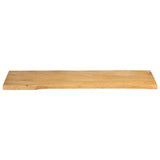 Table Top 120x40x2.5 cm Live Edge Solid Wood Mango 370710