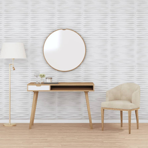 ZNTS Wall Panels 48 pcs White 50x50 cm XPS 12 m² Stone 356939
