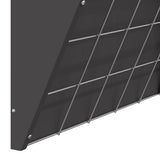 Hanging Hay Feeder Black 61 x 33 x 66 cm Cold-Rolled Steel 874633