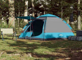 Camping Tent Cabin 4-Person Blue Quick Release 4005336