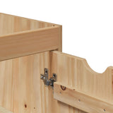 Bathroom Sink Cabinet OTTA 59x40x80 cm Solid Wood Pine 4013460