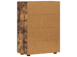 Sideboard FLORIN Smoked Oak 55.5 x 29 x 100 cm Engineered Wood 880256