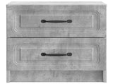 Bedside Cabinet with Drawer Concrete Grey 43 x 34.5 x 44.5 cm 895681