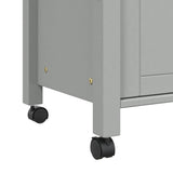 Kitchen Trolley MONZA 84x40x88.5 cm Solid Wood Pine 376110