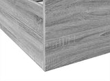 Bed Frame with Drawers without Mattress Grey Sonoma 180x200 cm Super King 3280277