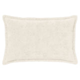 Cushion Cover 6 pcs HOUTEN White 50 x 75 cm Faux Rabbit Fur 919986