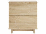 Bedside Cabinet 2 pcs Sonoma Oak 33.5 x 34.5 x 50 cm 8011392