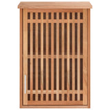 Wall-mounted Bathroom Cabinet 42x23x60 cm Solid Wood Walnut 350357