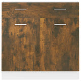Drawer Bottom Cabinet Lyon Smoked Oak 80x46x81.5 cm Engineered Wood 815579