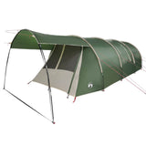 Tunnel Tent 4-Person Green and White 740 x 370 x 220 cm 42004035