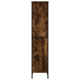 Bookcase Smoked Oak 50x31x137.5 cm Engineered Wood 848611