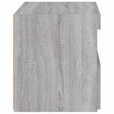 Bedside Cabinet with LED Lights Grey Sonoma 50x40x45 cm 836773