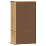 Wardrobe VIGO 90x55x170 cm Solid Wood Pine 353163