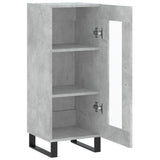 Sideboard Concrete Grey 34.5x34x90 cm Engineered Wood 828824