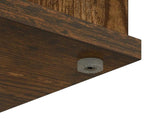 Electric Fireplace Smoked Oak 114 x 18 x 58.5 cm 8021059