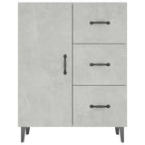 Sideboard Concrete Grey 69.5x34x90 cm Engineered Wood 812181