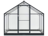 Garden Greenhouse with Door Anthracite 183.5 x 123 x 207 cm 42036859