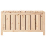 ZNTS Garden Storage Box 115x49x60 cm Solid Wood Pine 823836