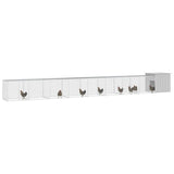 Chicken Cage Grey 900x91x100 cm Galvanised Steel 3106466