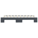 Daybed with Trundle without Mattress Dark Grey 90x190 cm 3197020