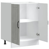 Sink Base Cabinet Lucca Concrete Grey Engineered Wood 853681