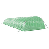 Greenhouse with Steel Frame Green 64 m² 16x4x2 m 3188067