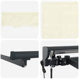 Retractable Awning Cream 400 x 300 cm Polyester and Metal 3330492