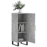 Sideboard Concrete Grey 34.5x34x90 cm Engineered Wood 828568