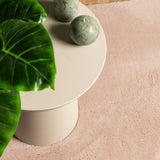 Rug HUARTE Short Pile Soft and Washable Blush 200x200 cm 375156