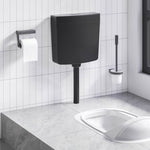 Toilet Cistern with Bottom Water Inlet 3/6 L Black 148012