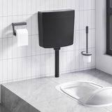Toilet Cistern with Bottom Water Inlet 3/6 L Black 148012