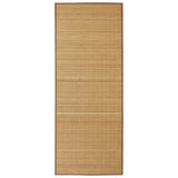 Rectangular Brown Bamboo Rug 150 x 200 cm 241340