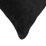 Cushion Cover 12 pcs HEERLEN Black 40 x 80 cm Flannel 910182