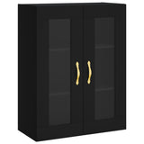 Wall Mounted Cabinet Black 69.5x34x90 cm 828461