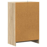 808948 Shoe Cabinet Sonoma Oak 60x35x92 cm Engineered Wood