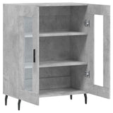 Sideboard Concrete Grey 69.5x34x90 cm Engineered Wood 827808