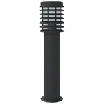 ZNTS Outdoor Floor Lamps 3pcs Black 60 cm Stainless Steel 4006362