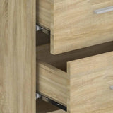 Bed Headboard with Cabinets Sonoma Oak Engineered Wood 3115758