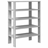 ZNTS Shoe Rack Grey Sonoma 61x32x87.5 cm Engineered Wood 859856