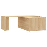 ZNTS Coffee Table Sonoma Oak 150x50x35 cm Engineered Wood 801340