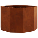 Planter Rusty 60 x 60 x 35 cm Weathering Steel 883744